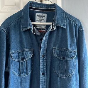 Levi's Classic Blue Denim Shirt